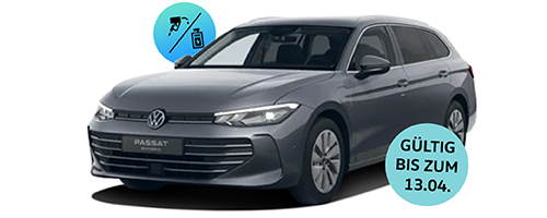 z. B. VW Passat Business 1,5 l eHybrid OPF 110 kW (150 PS) / 85 KW (115 PS) | Fokusmodell Q2 26