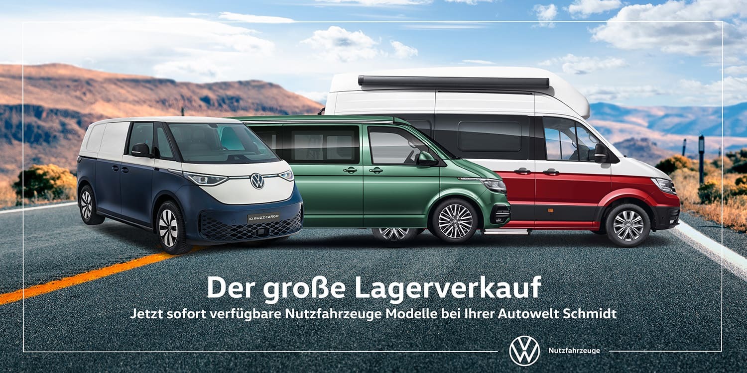 VW sofort verfügbare Nutzfahrzeuge, Lagerverkauf