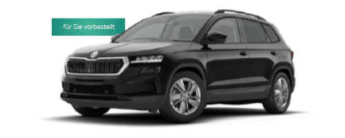 z. B. Skoda Kamiq Monte Carlo 1,0 TSI 85 kW (115 PS) 7-Gang-DSG | Q4 25