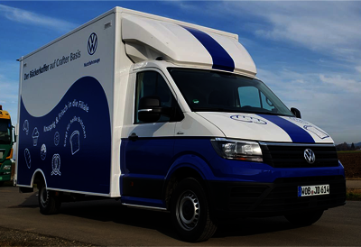 z.B. Crafter 35 Flachrahmen 2,0 l TDI EURO VI-e SCR BlueMotion Technology 103 kW , 6-Gang-Schaltgetriebe, Radstand: 4490 mm