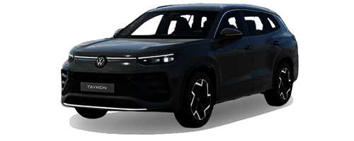 z.B. Tayron R-Line 1,5 l eHybrid OPF 110 kW (150 PS) / 85 kW (115 PS) 6-Gang- DSG | Q2 25