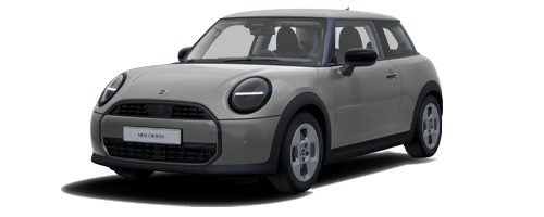 MINI Cooper C 3-Türer in Grau mit transparentem Hintergrund