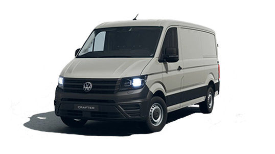 z. B. Crafter 35 Kasten Motor: 2,0 l TDI EU6-EC SCR 103 kW (140 PS) | Fokusmodell Q4 25
