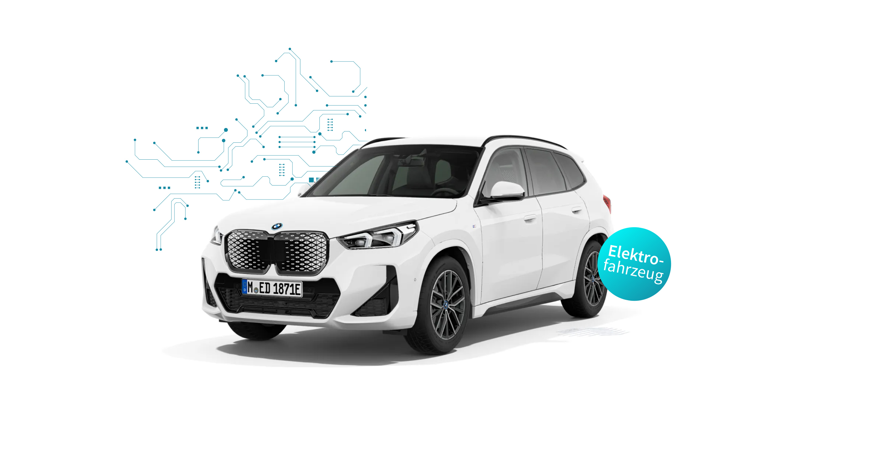 z.B. BMW iX1 eDrive20 150 kW (203 PS) M Sportpaket
