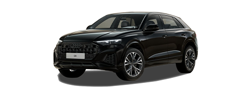 z.B. Audi Q8 SUV TFSI quattro 250 kW (340 PS) tiptronic | Fokusmodell Q4 25