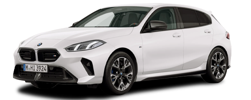 BMW M135 xDrive weiß, freigestellt