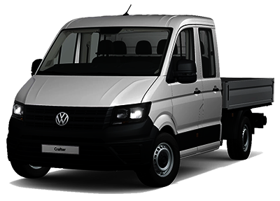 z. B. Crafter 35 Pritschenwagen Doppelkabine "EcoProfi" 2.0 l 75 kW (101 PS), 6-Gang, 3640 mm