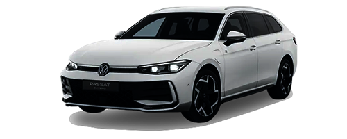 z.B. Passat R-Line 1,5 l eHybrid OPF 130 kW (177 PS)/ 85 KW (115 PS) 6-Gang-Doppelkupplungsgetriebe