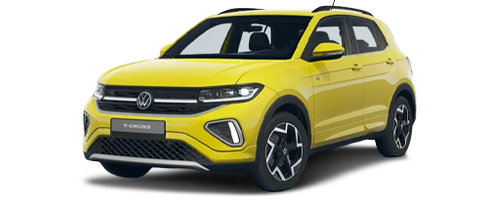 z. B. VW T-Cross R-Line 1.0 l TSI 85 kW (116 PS) 6-Gang  | Q3 26