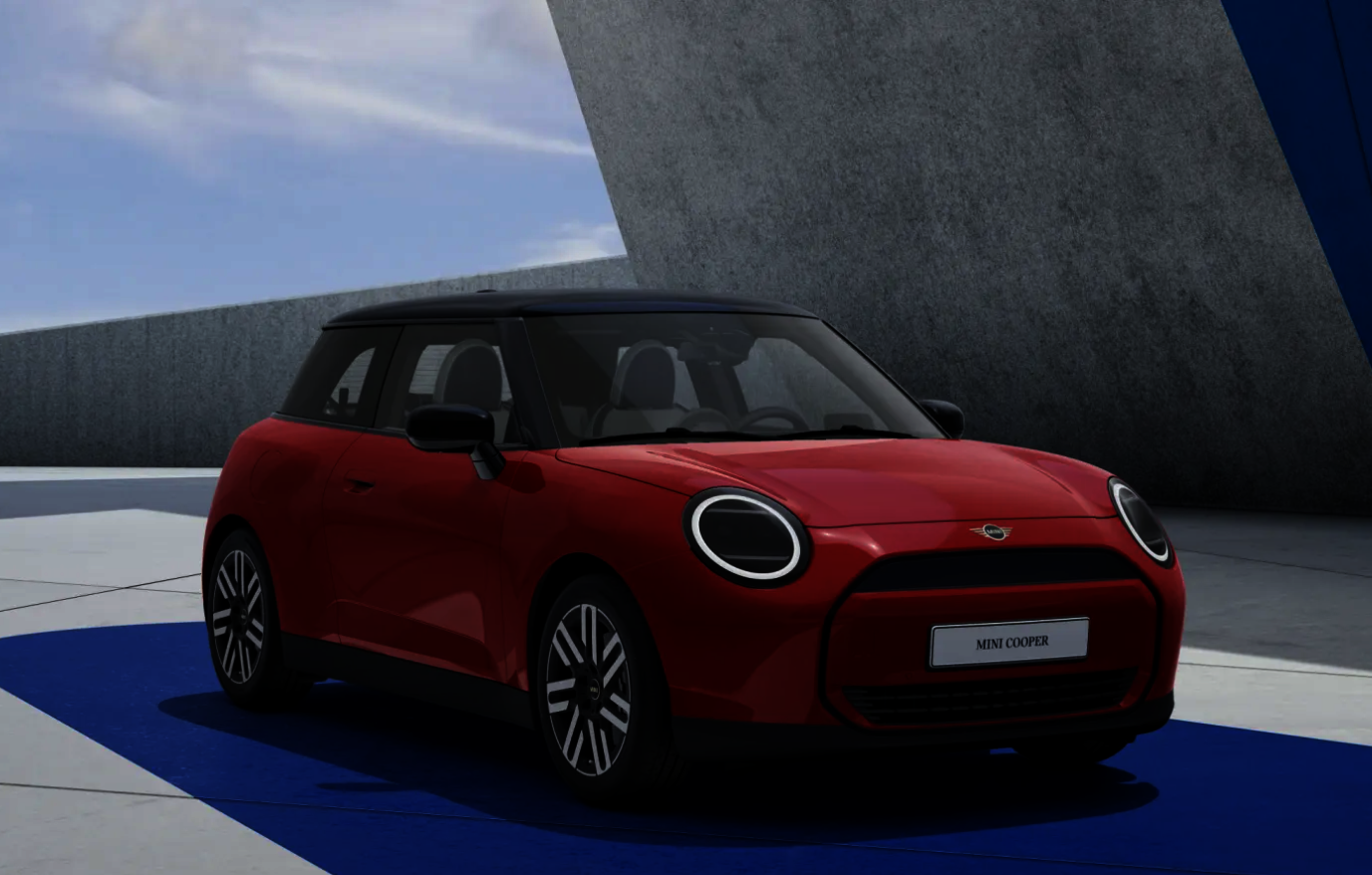 z.B. MINI COOPER E 135 kW (184 PS) | Lageraktion