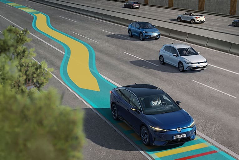 VW Innovative Technologie - Spurwechselassistent