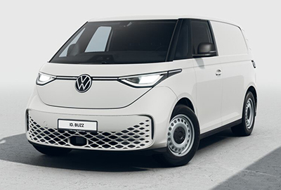 z.B.ID. Buzz Cargo 150 kW (204 PS), 77 kWh, 1-Gang-Automatikgetriebe