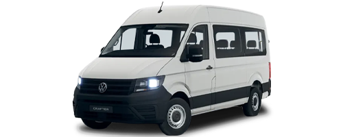 z. B. VW Crafter 35 Kombi: 2,0 TDI 103 kW (140 PS) | Q1 26