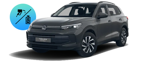 z. B. VW Tiguan Life 1,5 l eHybrid OPF 110 kW (150 PS) 6-Gang-DSG | Fokusmodell Q1 26