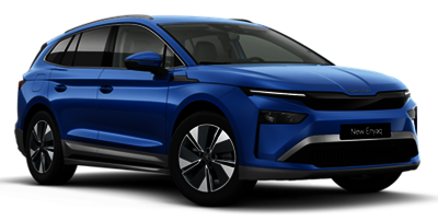 z.B. Škoda Enyaq 60 63 kWh Batterie Elektromotor 150 kW (204 PS) 1-Gang-Automatik