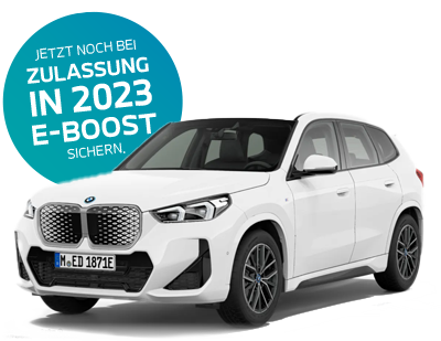 z.B. BMW iX1 xDrive30 230 kW (313 PS) 1-Gang-Automatikgetriebe