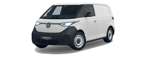 z. B. ID. Buzz Cargo Pure Motor: 140 kW (190 PS) 58 kWh | Q4 26