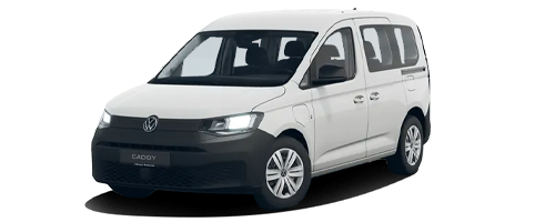 z. B. Caddy 5-Sitzer Motor: 1,5 l eHybrid OPF EU6 85 kW 85 kW 19,7 kWh Getriebe: 6-GSG | Q1 26