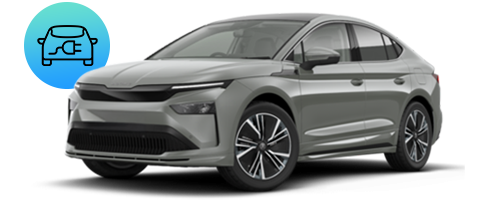 z. B. Skoda Enyaq 85 82 kWh Batterie Elektromotor 210 kW (285 PS) 1-Gang-Automatik | Fokusmodell Q1 26